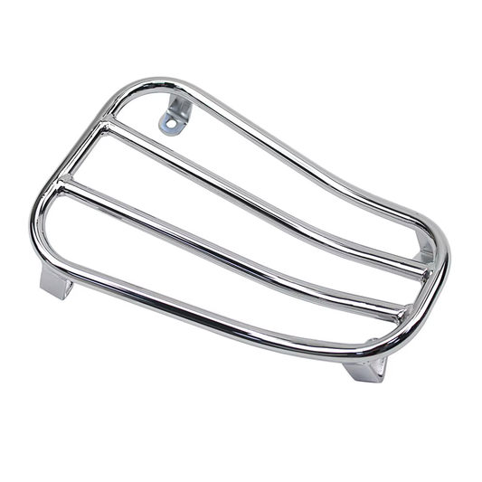 Vespa GTS Carrier Floor Runner GTV GT GTL Luggage Rack 125 200 250 300 - Chrome