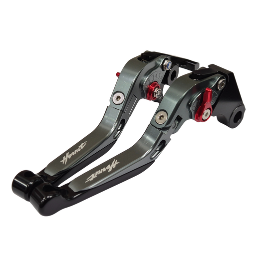 Titanium / Black Clutch Brake Lever Set - Honda CB599 / CB600 HORNET 1998-2006
