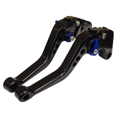 Short Black Blue Clutch & Brake Levers For Suzuki GSX-S1000 F / S 2015-2020