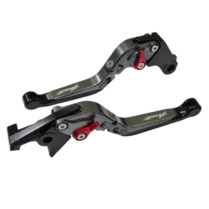 Titanium / Black Clutch Brake Lever Set - Honda CB599 / CB600 HORNET 1998-2006