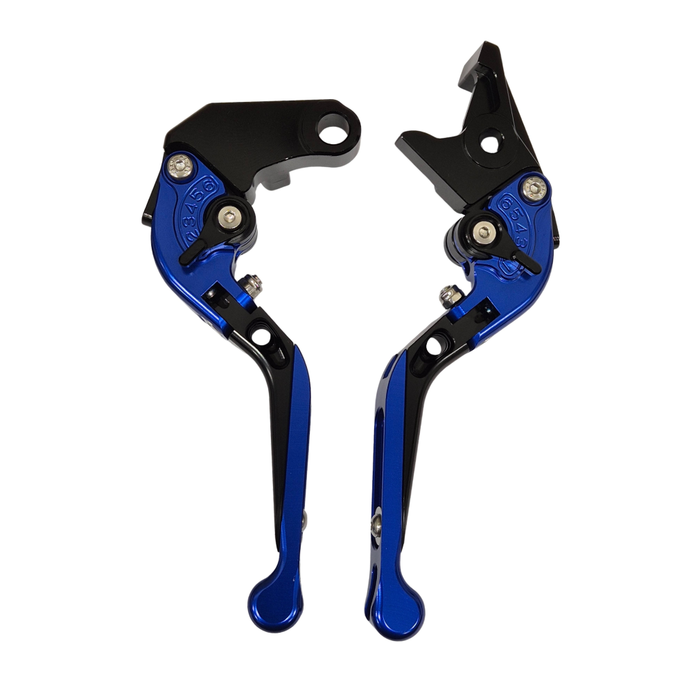 BLUE / BLACK ADJUSTABLE BRAKE & CLUTCH LEVERS SET - HONDA NC750X 2016-2023