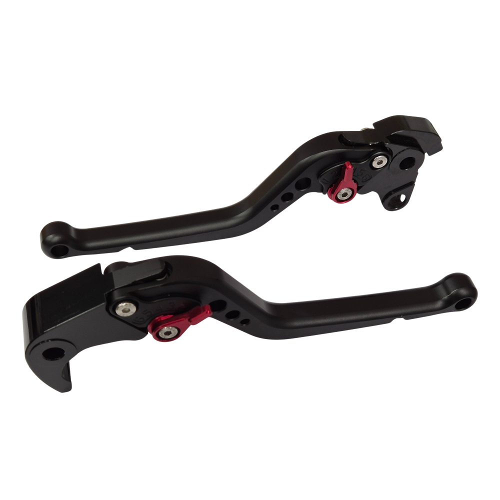 Long Black Adjustable Brake & Clutch Lever Set - Honda CB1000R 2008-2016