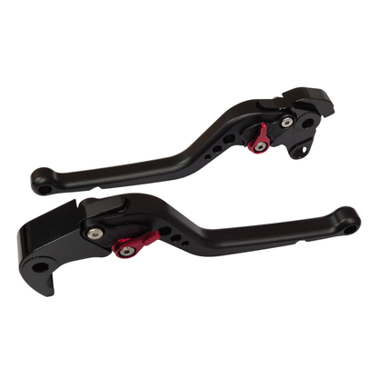 Long Black Adjustable Brake & Clutch Lever Set - Honda CB1000R 2008-2016