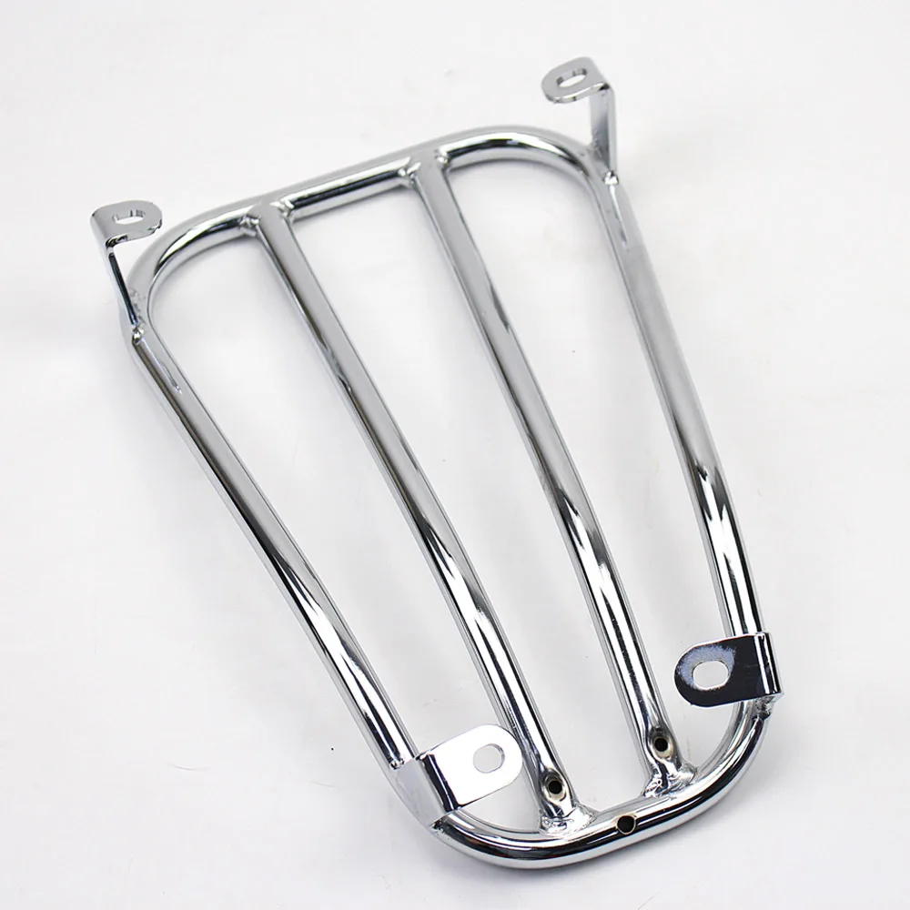 Vespa GTS Carrier Floor Runner GTV GT GTL Luggage Rack 125 200 250 300 - Chrome