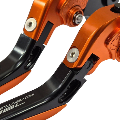 KTM 790 Adventure 2017-2025 | Adjustable Clutch Brake Lever Set Black / Orange