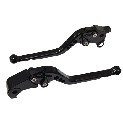 Long Black Clutch & Brake Levers For SUZUKI GSX1300 B-KING 2007-2012