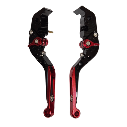 Red/Black Adjustable Clutch Brake Levers - Ducati Panigale V2 / V4 S/R / 1299