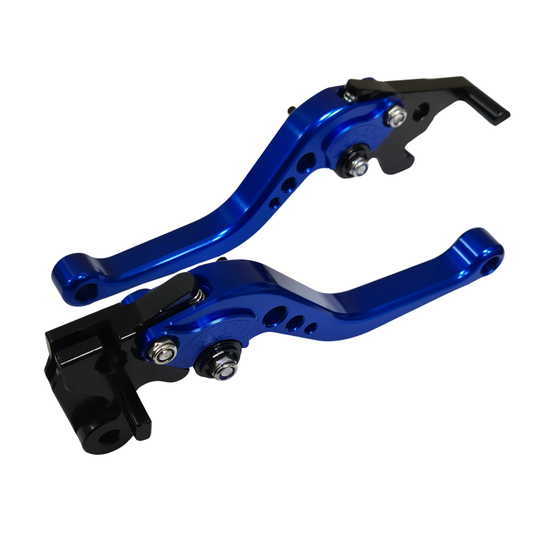 Short Blue Clutch & Brake Levers - Yamaha YZF-R3 2015-2025