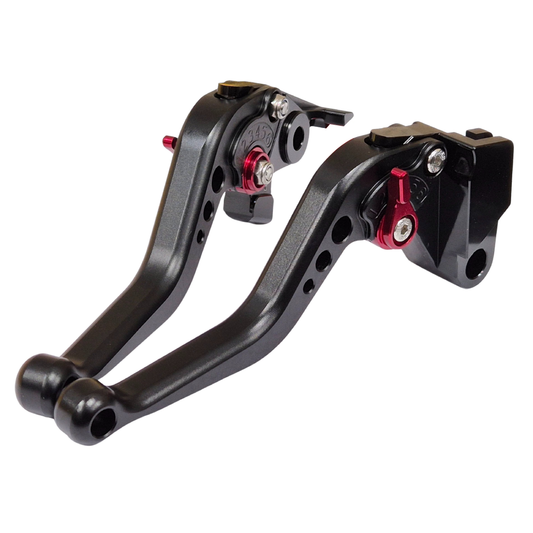 CNC Short Black Clutch & Brake Levers For Kawasaki ER-6N Ninja 650R 2009-2016