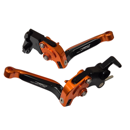 KTM 790 Adventure 2017-2025 | Adjustable Clutch Brake Lever Set Black / Orange