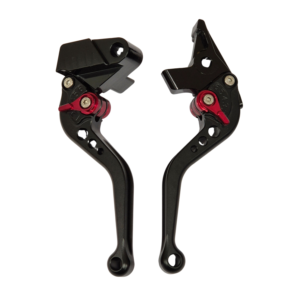 CNC Short Black Clutch & Brake Levers For Kawasaki ER-6N Ninja 650R 2009-2016