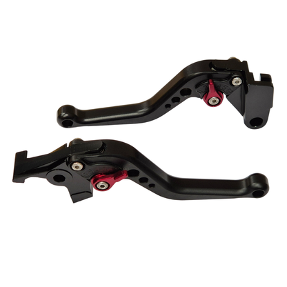CNC Short Black Clutch & Brake Levers For Kawasaki ER-6N Ninja 650R 2009-2016