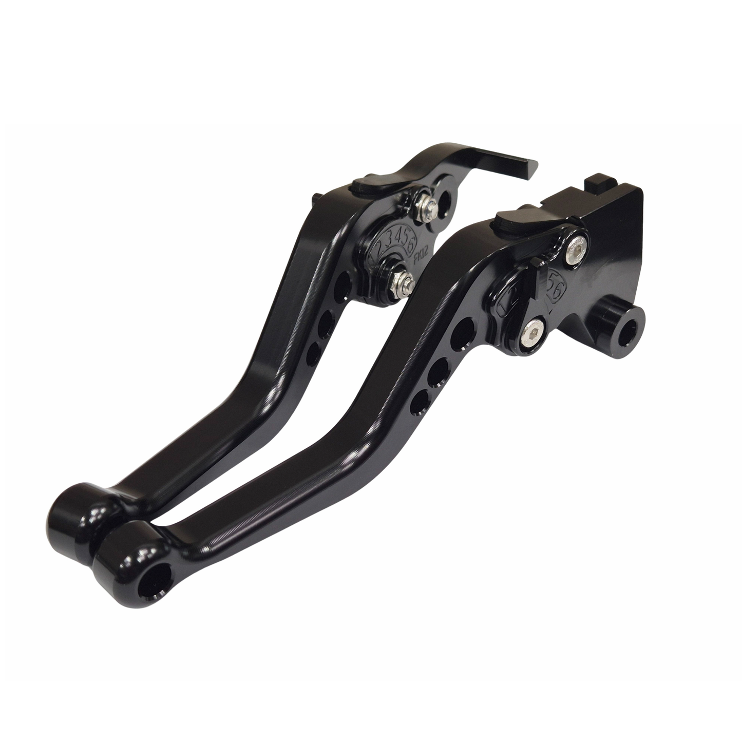 Black Short Adjustable Brake & Clutch Lever - Royal Enfield Scram 411 2022-2026