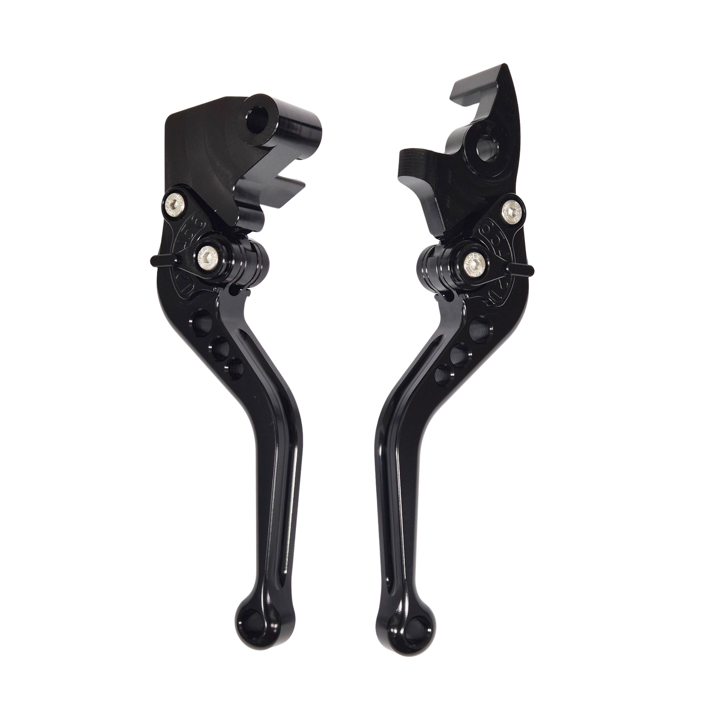 Black Short Adjustable Brake & Clutch Lever - Royal Enfield Scram 411 2022-2026