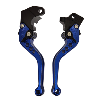 Short Blue Clutch & Brake Levers For Yamaha WR125X WR 125 X 2012-2016