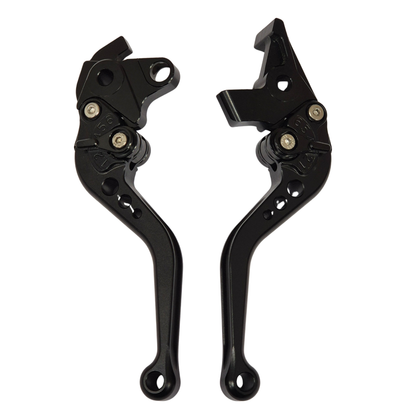 Short Black Clutch & Brake Levers - Honda CBR1100XX Super Blackbird 1997-2007