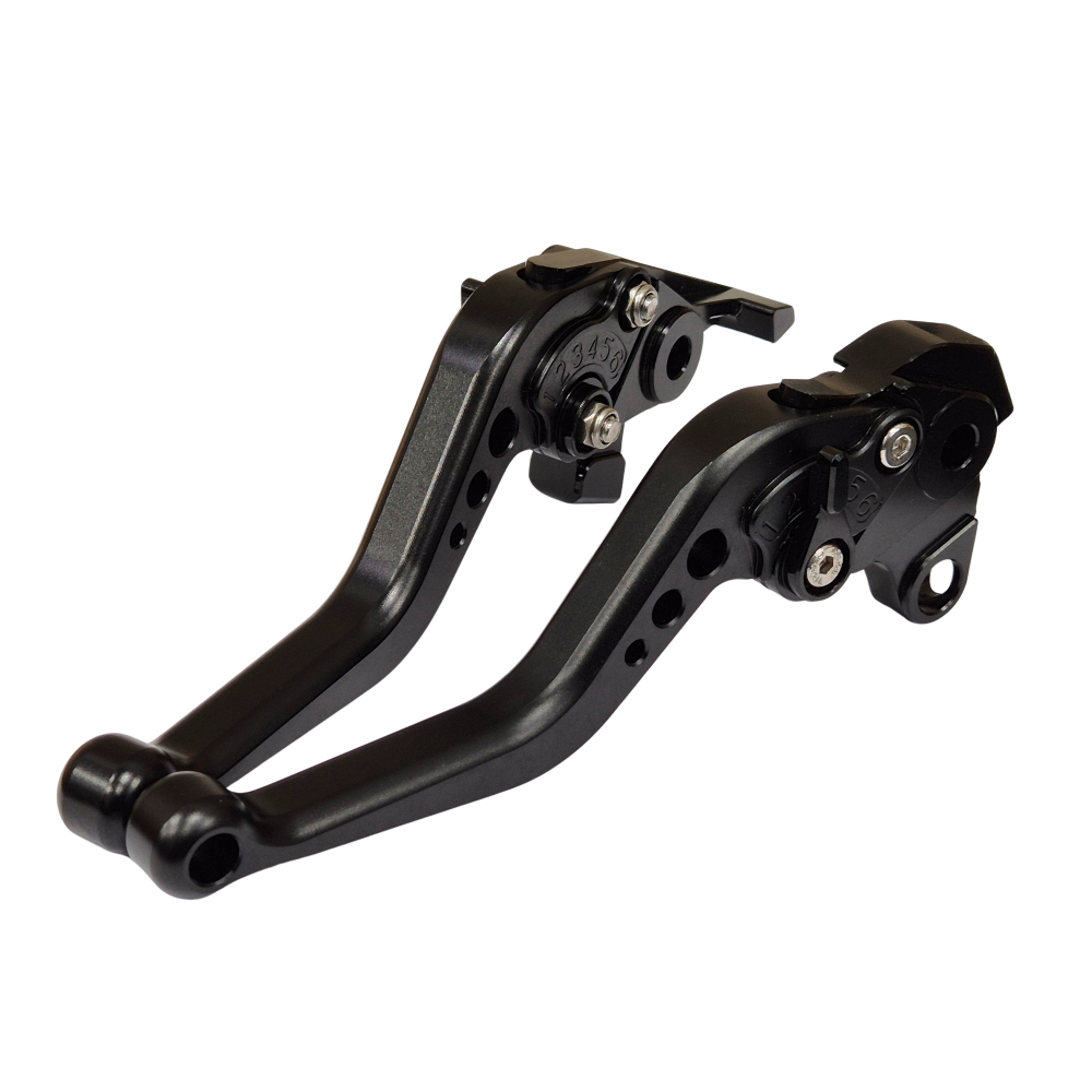 Short Black Clutch & Brake Levers - Honda CBR1100XX Super Blackbird 1997-2007