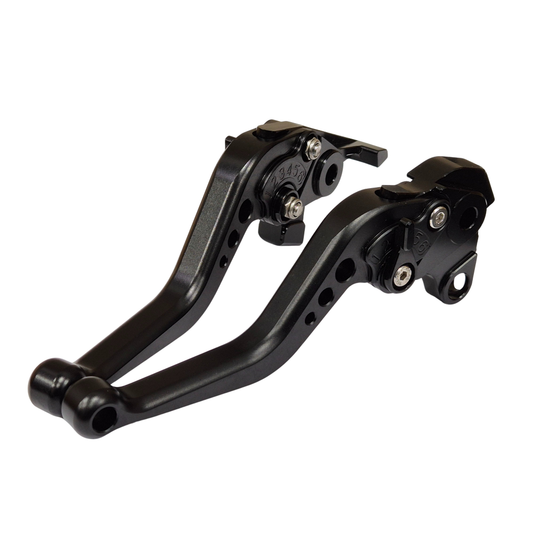 Short Black Clutch & Brake Levers - Honda CBR1100XX Super Blackbird 1997-2007