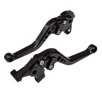 Short Black Clutch & Brake Levers - Honda CBR1100XX Super Blackbird 1997-2007