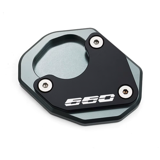 Grey Side Stand Kickstand Shoe Extender - Triumph Trident 660 2021-2024