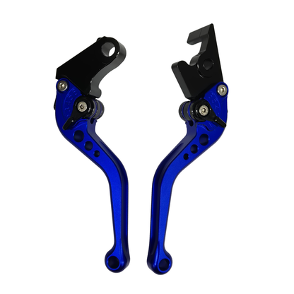 CNC Short Blue Clutch & Brake Levers For Honda CB125R 2019-2025