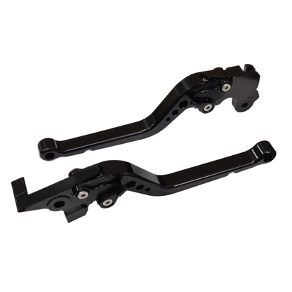 Long Black Clutch & Brake Levers For Moto Guzzi V7 Milano / Carbon / Rough
