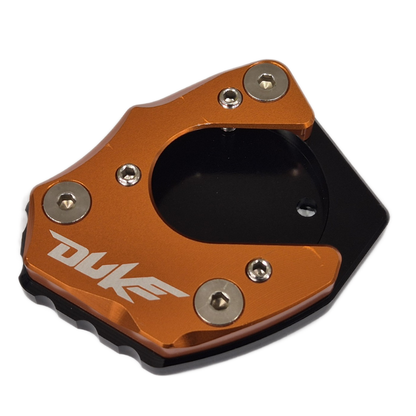 Orange/Black Side Stand Kickstand Shoe Extender - KTM Duke 125 200 390 690 SMC