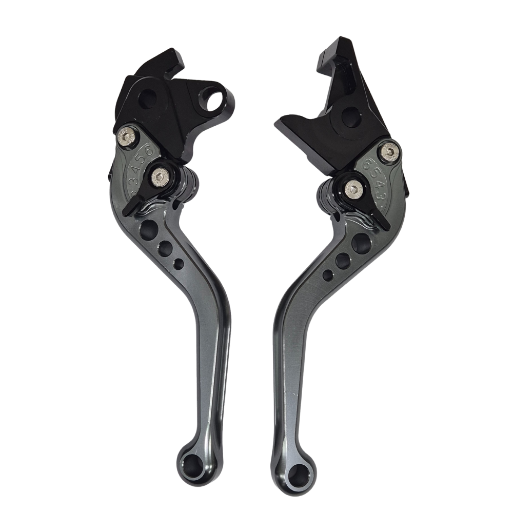Honda VFR 800 2002-2020 / VFR750 1991-1997 Short Clutch Brake Lever Set Titanium
