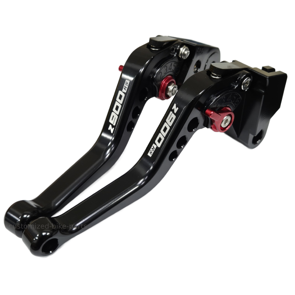Short Black Adjustable Brake & Clutch Levers - Kawasaki Z900RS 2017-2025