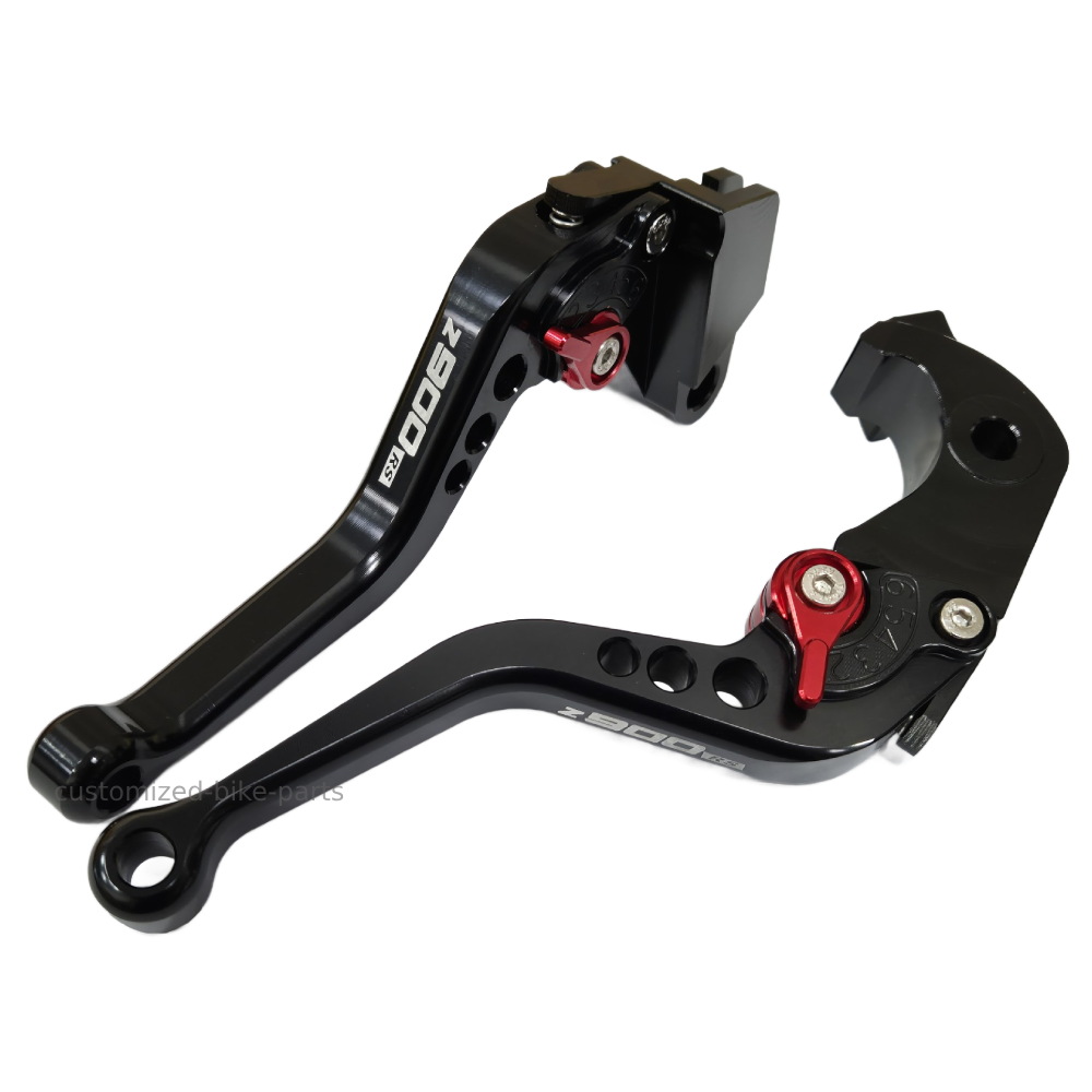 Short Black Adjustable Brake & Clutch Levers - Kawasaki Z900RS 2017-2025