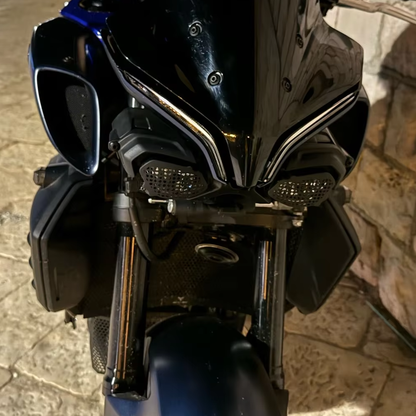 Lower Headlight Fog Auxiliary Protection Cover Yamaha MT-10 SP MT10 2022-2025