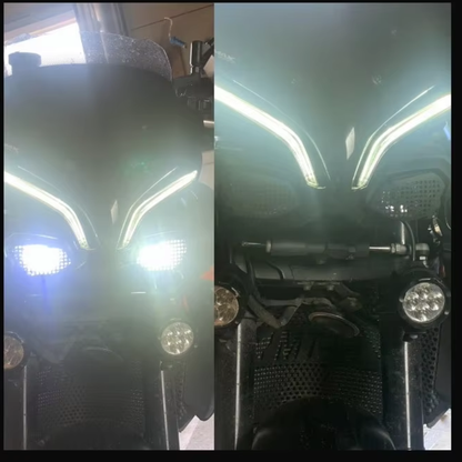 Lower Headlight Fog Auxiliary Protection Cover Yamaha MT-10 SP MT10 2022-2025