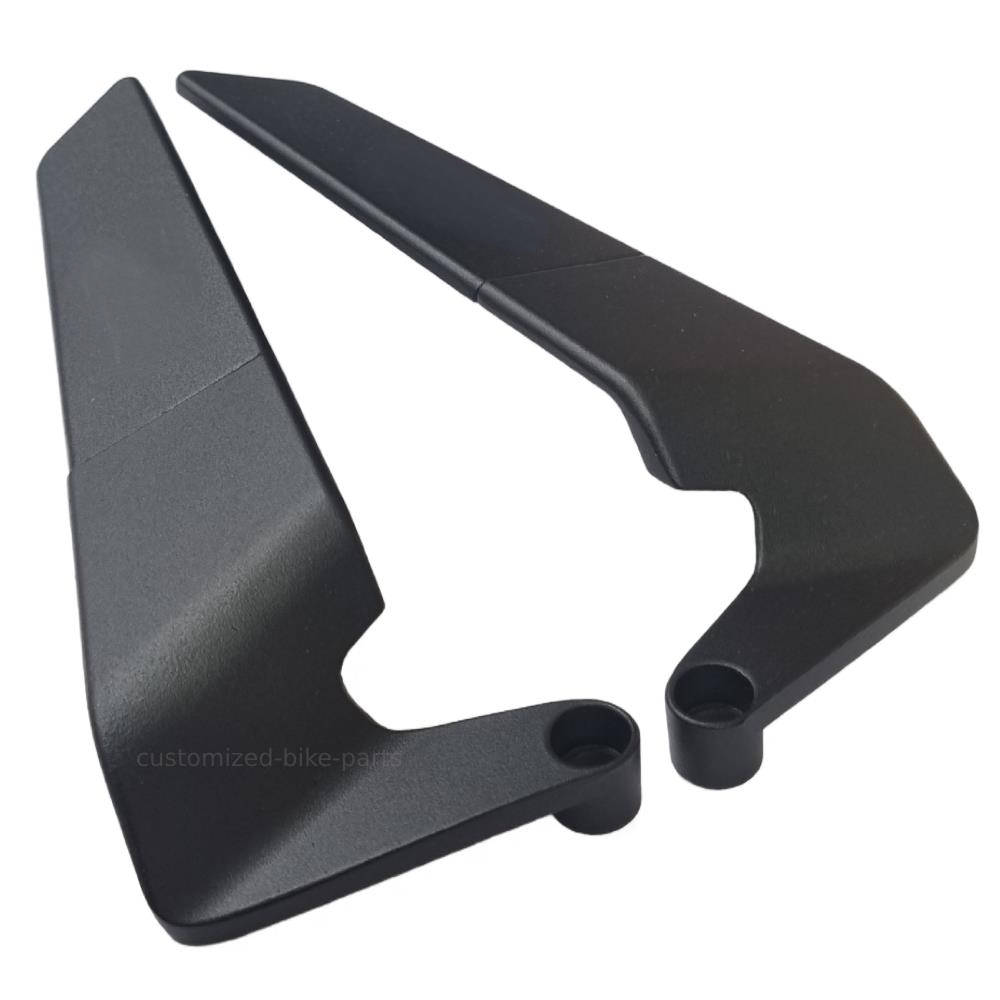 Rotatable Wind Wing Rear View Mirrors – Fits Kawasaki Z650, Z800, Z900, Z1000 & ZH2 – Pair