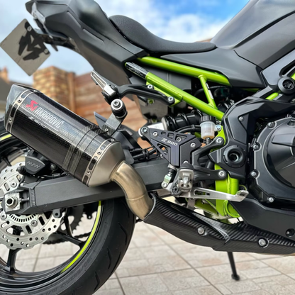 Carbon Fibre Exhaust Heat Shield Guard Protector Kawasaki Z900 2017-2024