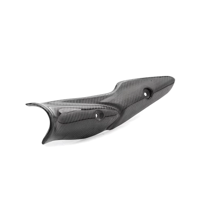 Carbon Fibre Exhaust Heat Shield Guard Protector Kawasaki Z900 2017-2024
