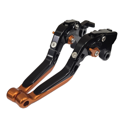 KTM 890 R/S Adventure 2020-2025 Adjustable Clutch Brake Lever Set Black / Orange