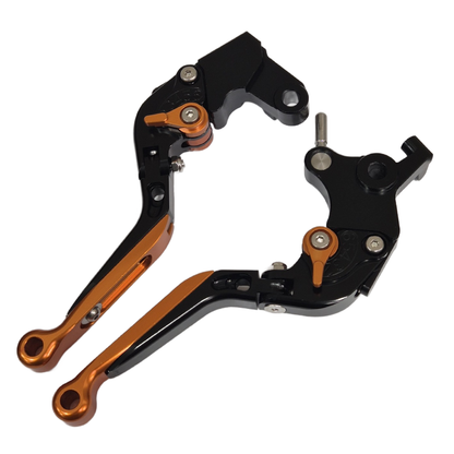 KTM 890 R/S Adventure 2020-2025 Adjustable Clutch Brake Lever Set Black / Orange