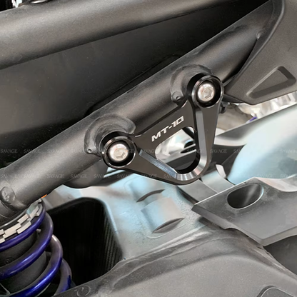 CNC Rear Foot Rest Blanking Plates For YAMAHA MT-10 2016-2025