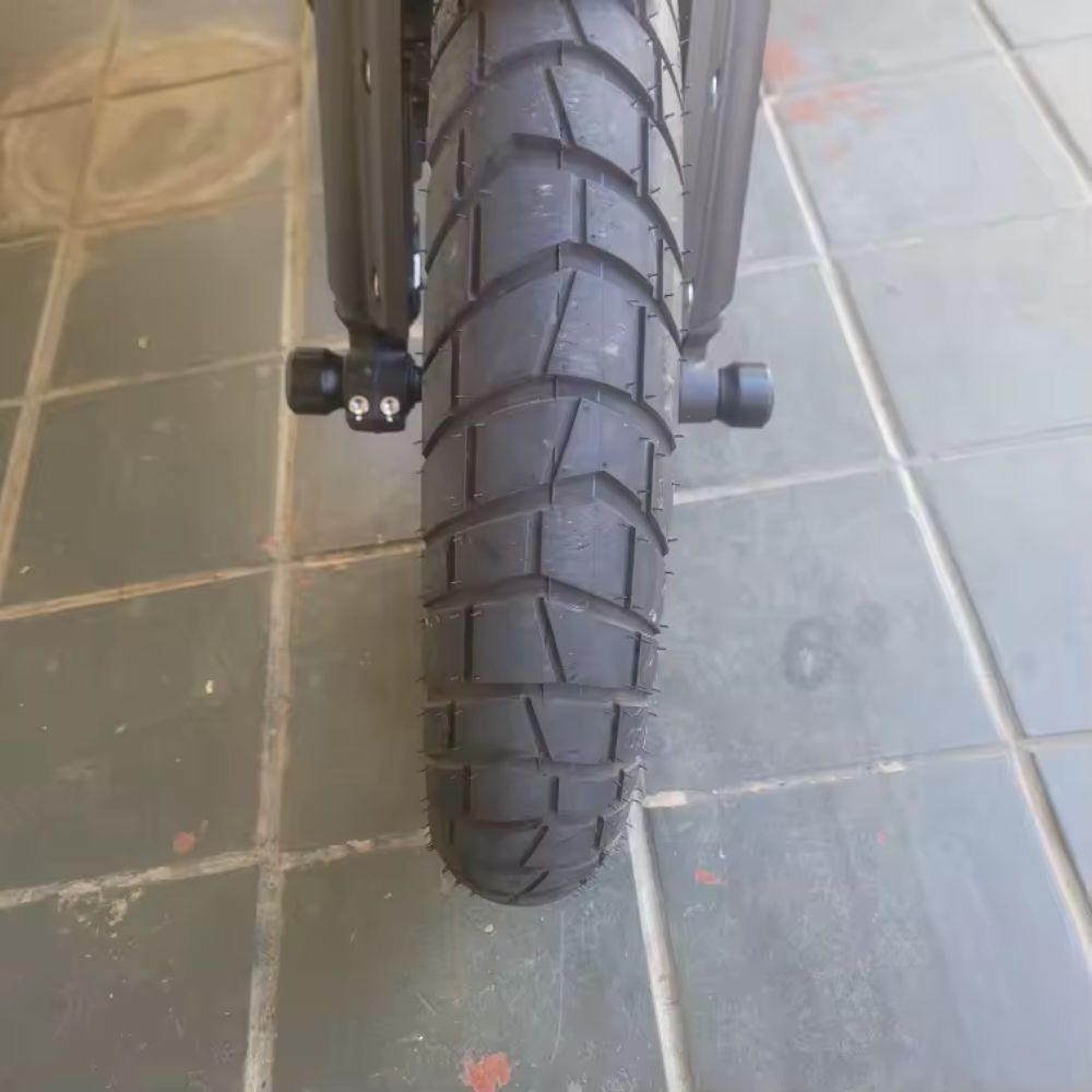 Front & Rear Set Axle Crash Protection Sliders Triumph Scramber 400 / Speed 400