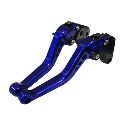 Short Blue Clutch & Brake Levers For Suzuki GSX-S1100 KATANA 2020-2021