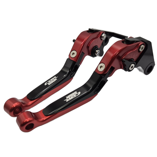 Honda CBR 500 R 2013-2021 Adjustable Clutch Brake Lever Set - Black/Red