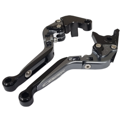Honda CB650R Neo 2018-2025 | Adjustable Clutch Brake Lever Set Grey/Black
