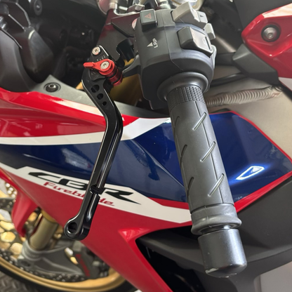 Long Black Brake & Clutch Levers - Honda CBR1000RR / Fireblade / SP 2008-2023