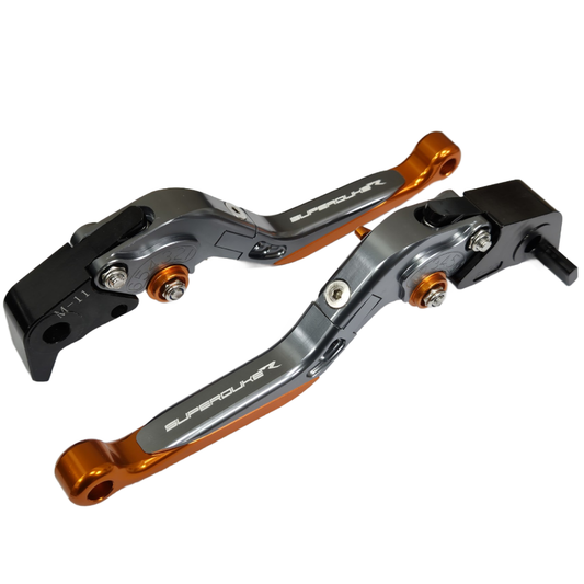 KTM 1290 Superduke R 2014-2025 | Adjustable Clutch Brake Lever Set Titanium Org