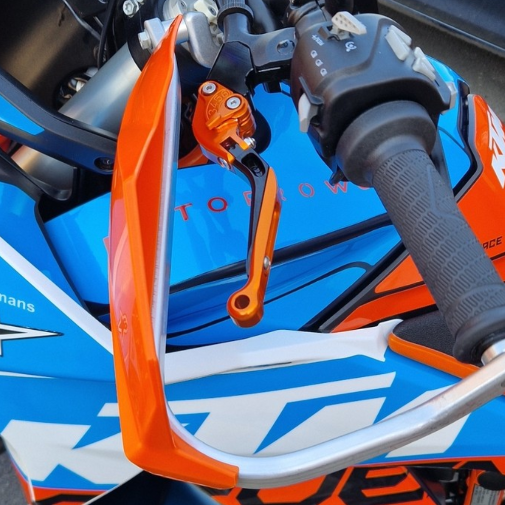 KTM 890 R/S Adventure 2020-2025 Adjustable Clutch Brake Lever Set Black/Orange