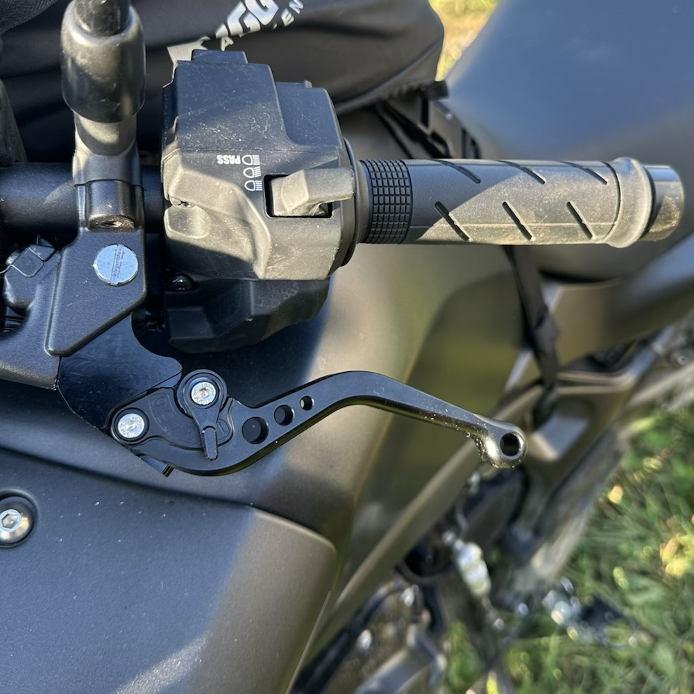 Short Clutch Brake Lever Set - Black - HONDA TRANSALP 750 XL750 2023-2025