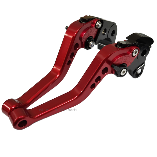 Short Red Clutch & Brake Levers For Honda CBR1000RR Fireblade 2004-2007