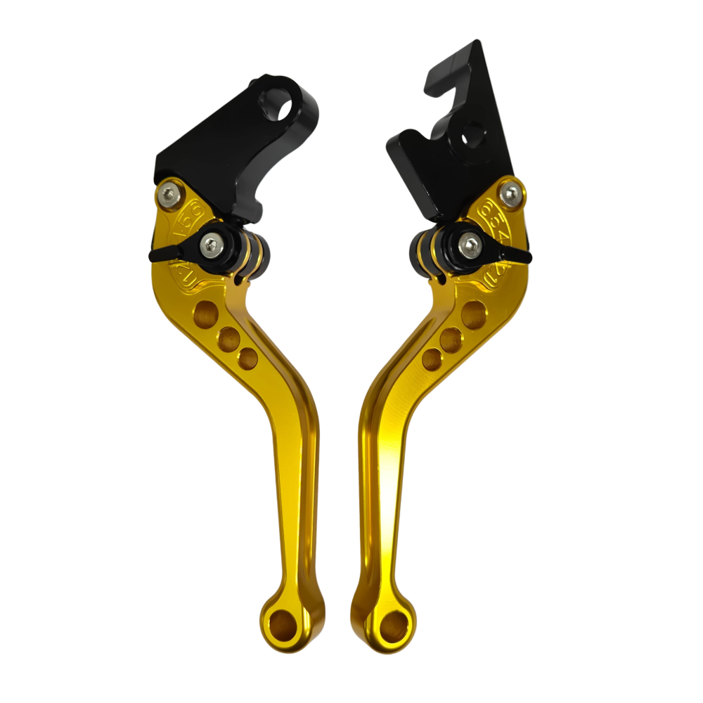 Short Gold Clutch & Brake Levers For Honda CB125R 2019-2025