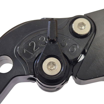Long Black Clutch & Brake Levers Triumph 1200 / Speed Twin / Thruxton R + More