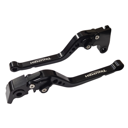 Long Black Clutch & Brake Levers Triumph 1200 / Speed Twin / Thruxton R + More